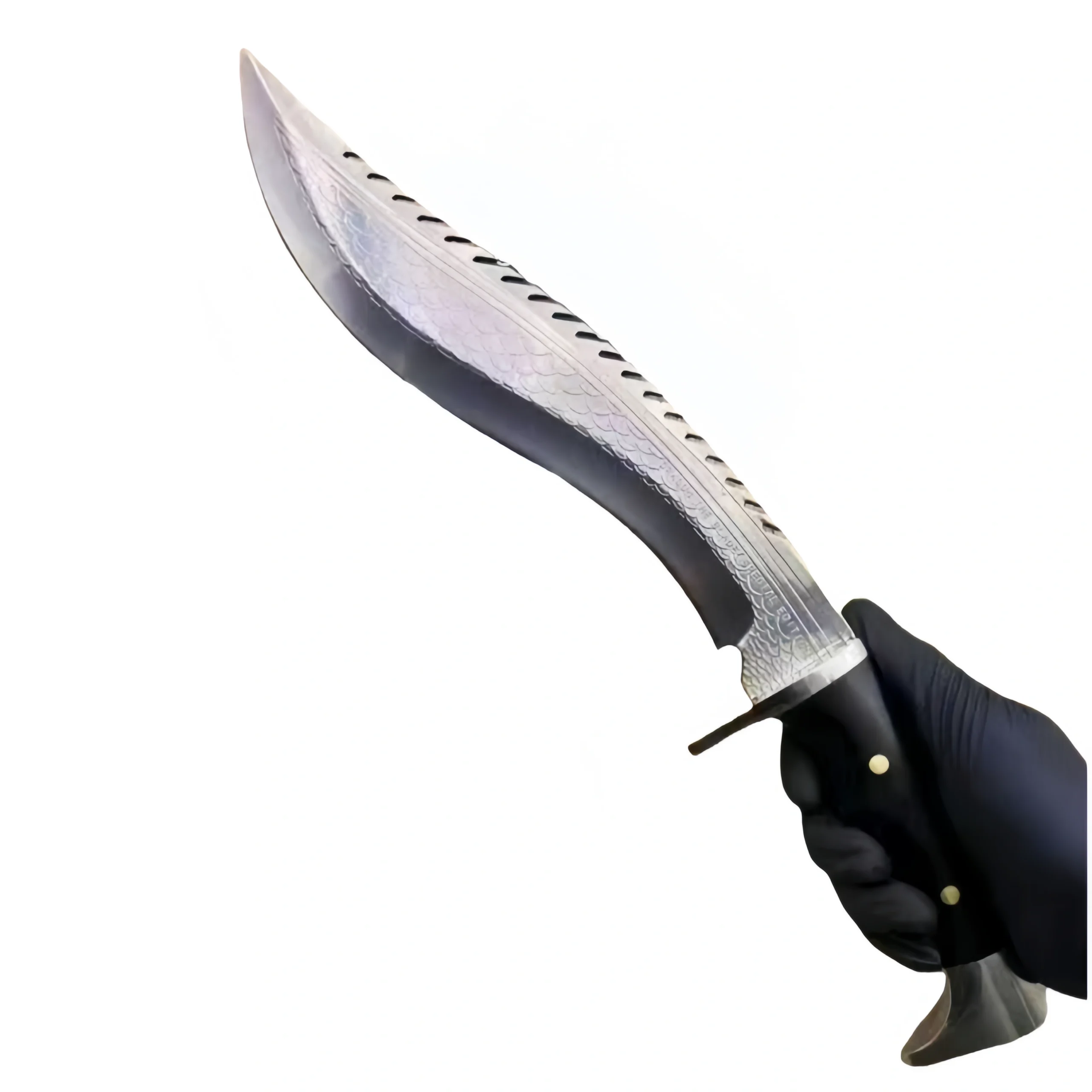 20251203151908_995_107-1-scaled-1.webp Dragon Scale kukri Knife, A8 Alloy Steel One-Piece kukri Knife outdoor knife product image