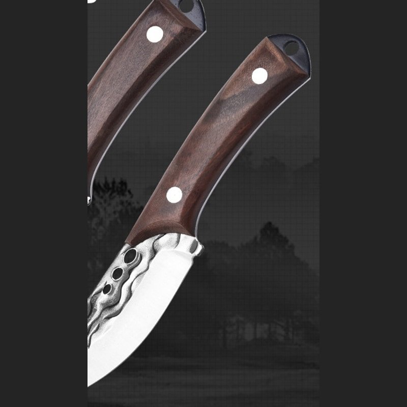 Curved Wood Handle Outdoor Fixed Blade Knife product image Curved Wood Handle Outdoor Fixed Blade Knife outdoor knife product image