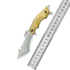 Gold Handle Outdoor Fixed Blade Knife outdoor knife product image