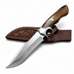 M390 Powdered Steel Fixed Blade Knife – High Hardness Outdoor Survival Knife