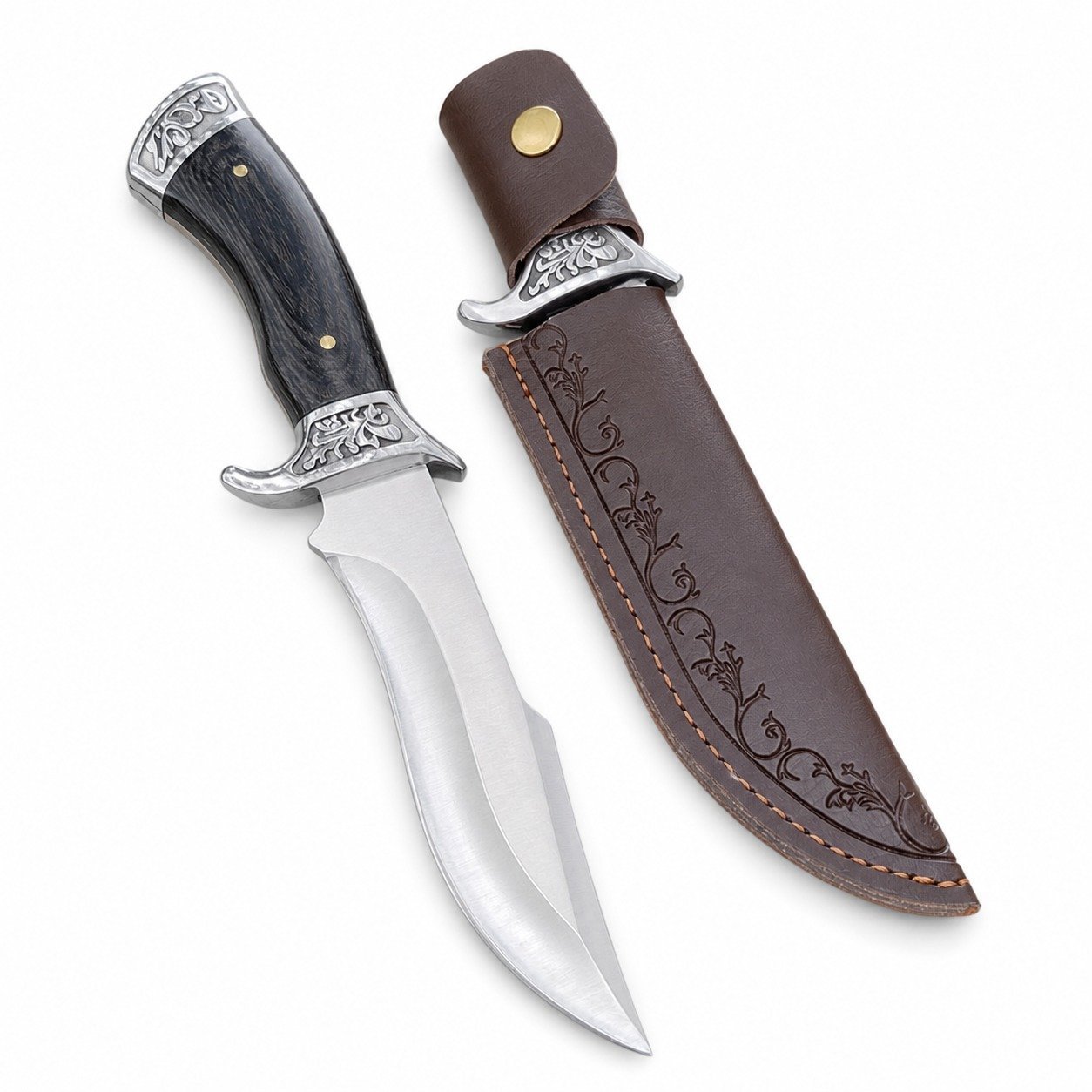 19444-main-white-clean.jpg Outdoor Survival Knife – High Hardness Fixed Blade Camping Knife with Sheath