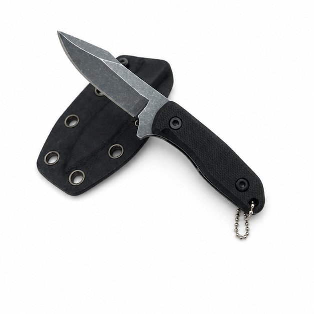 19484-main-white-clean.jpg Neck Knife necklace to carry with you Protect K sheath
