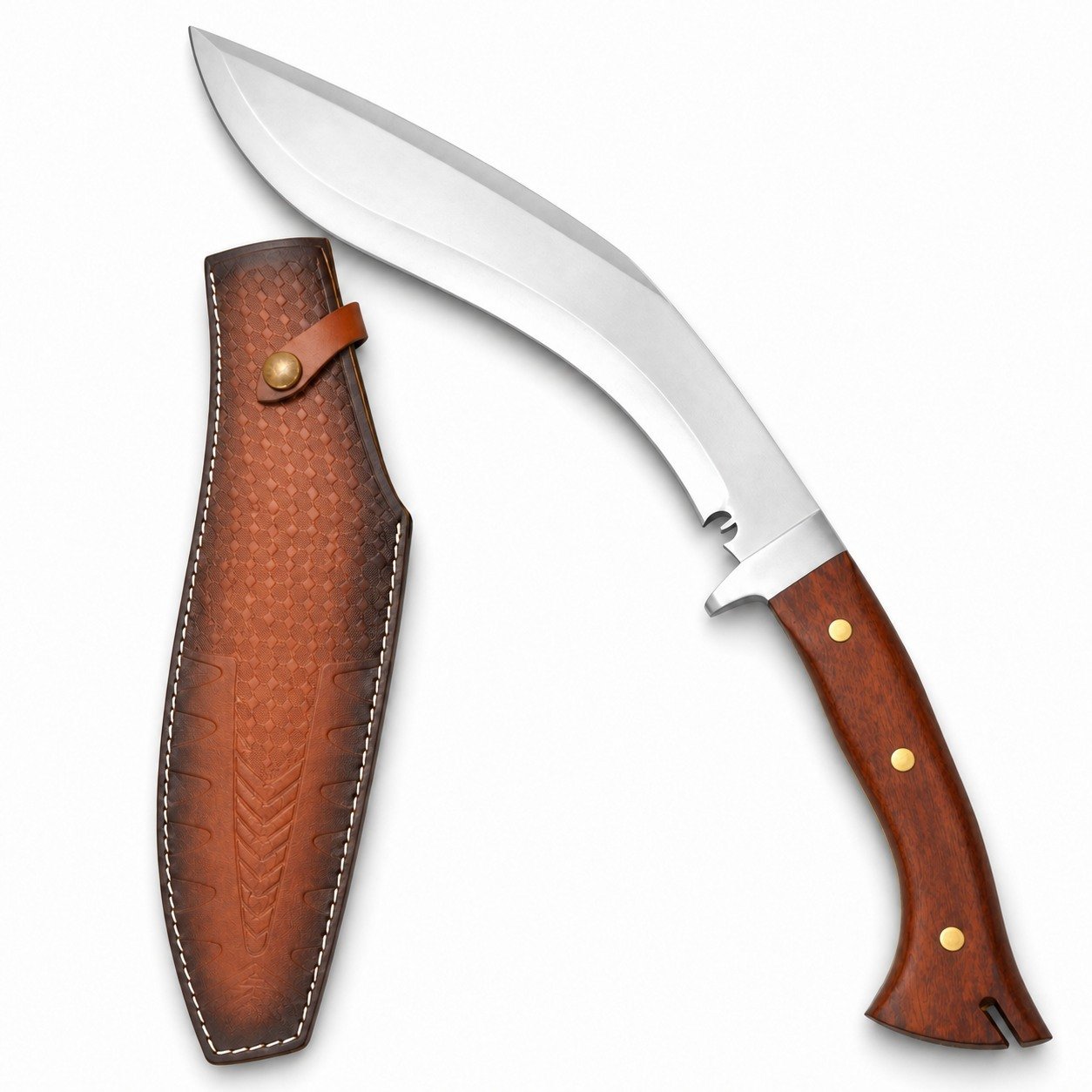 45640-main-white-clean.jpg Wolf Warrior AUS-10 Nepalese Kukri Knife