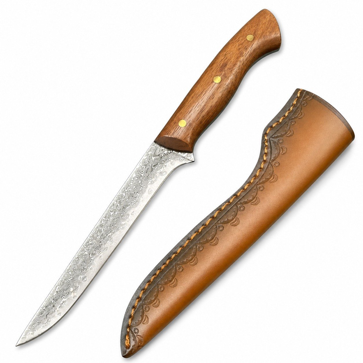 45721-main-white-clean.jpg Damascus Boning Knife