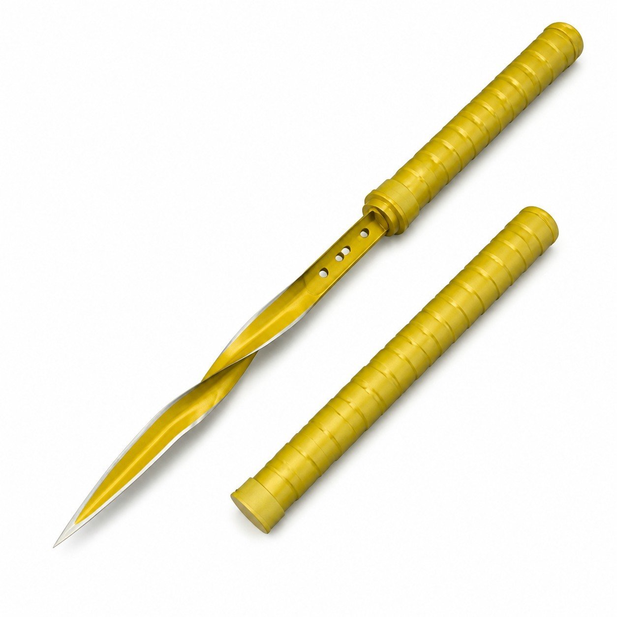 45820-main-white-clean.jpg Gold Multi-Function Triangular Spike Knife