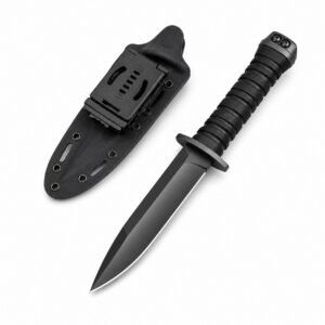 Alpha Tactical Black Knight Armor-Piercing Fixed Blade Knife