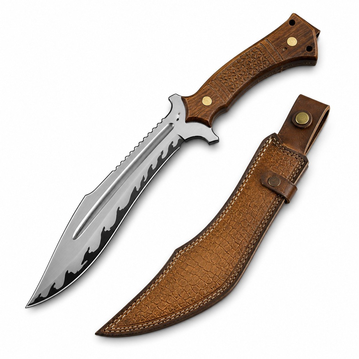 46027-main-white-clean.jpg Black Panther Tactical Kukri Knife