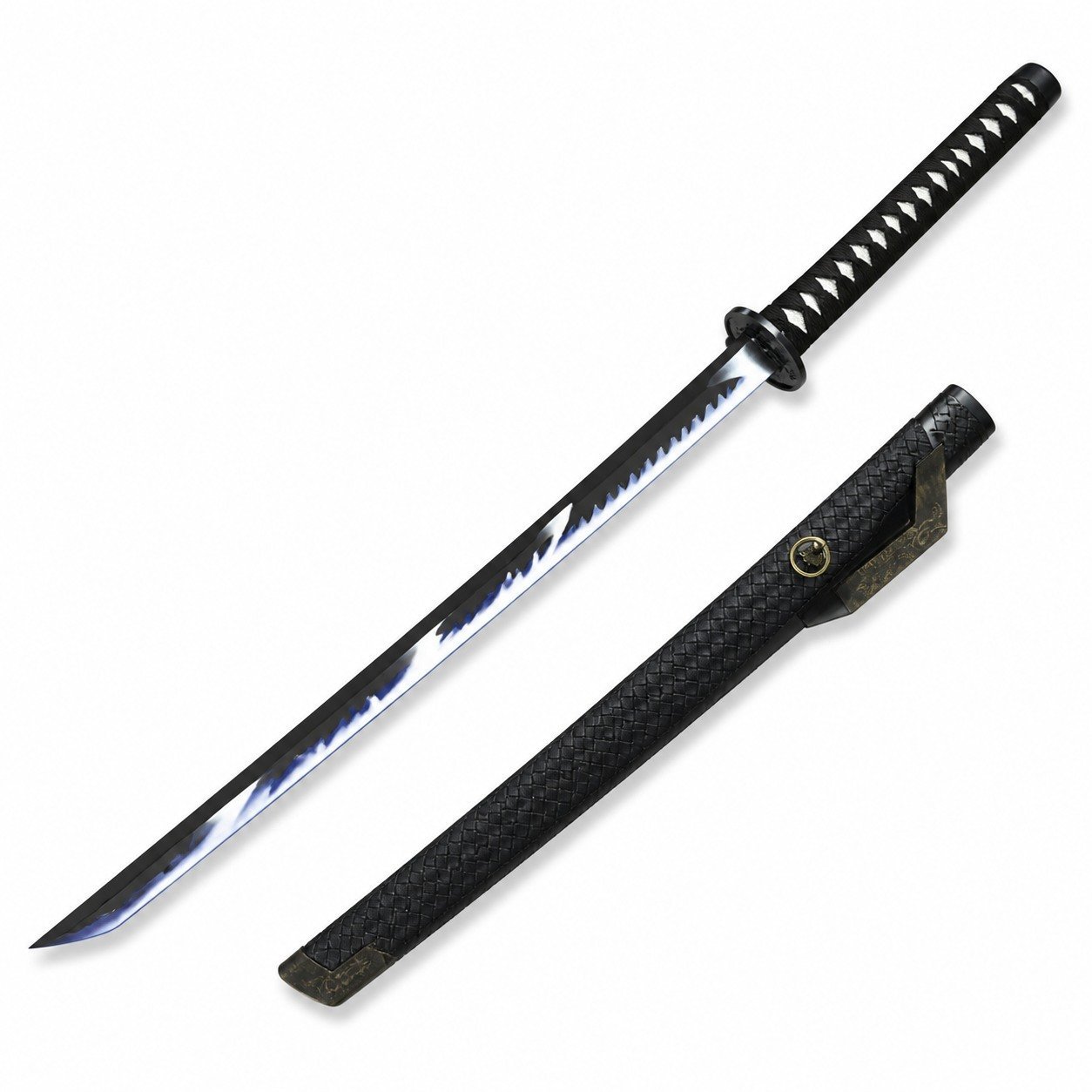 46262-main-white-clean.jpg Deadpool Black-Finish Fixed Blade Knife