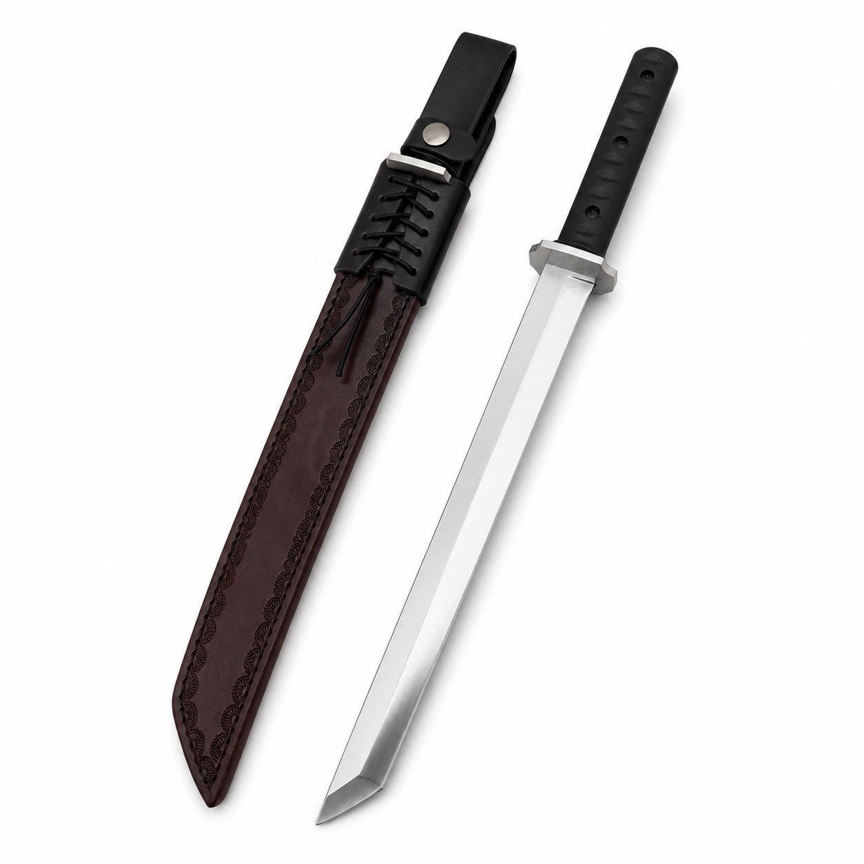 47088-main-white-clean.jpg Tyrant Cold Steel Mini Samurai Fixed Blade Knife