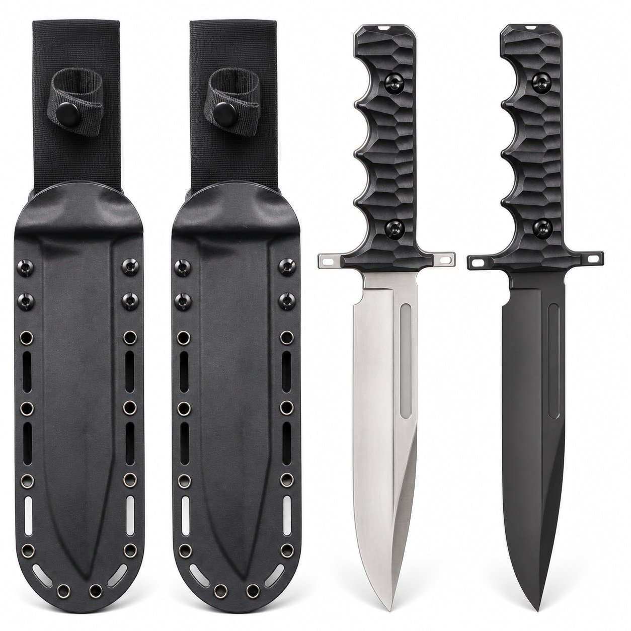 47112-main-white-clean.jpg Pohl Force Quebec Two Outdoor Fixed Blade Knife