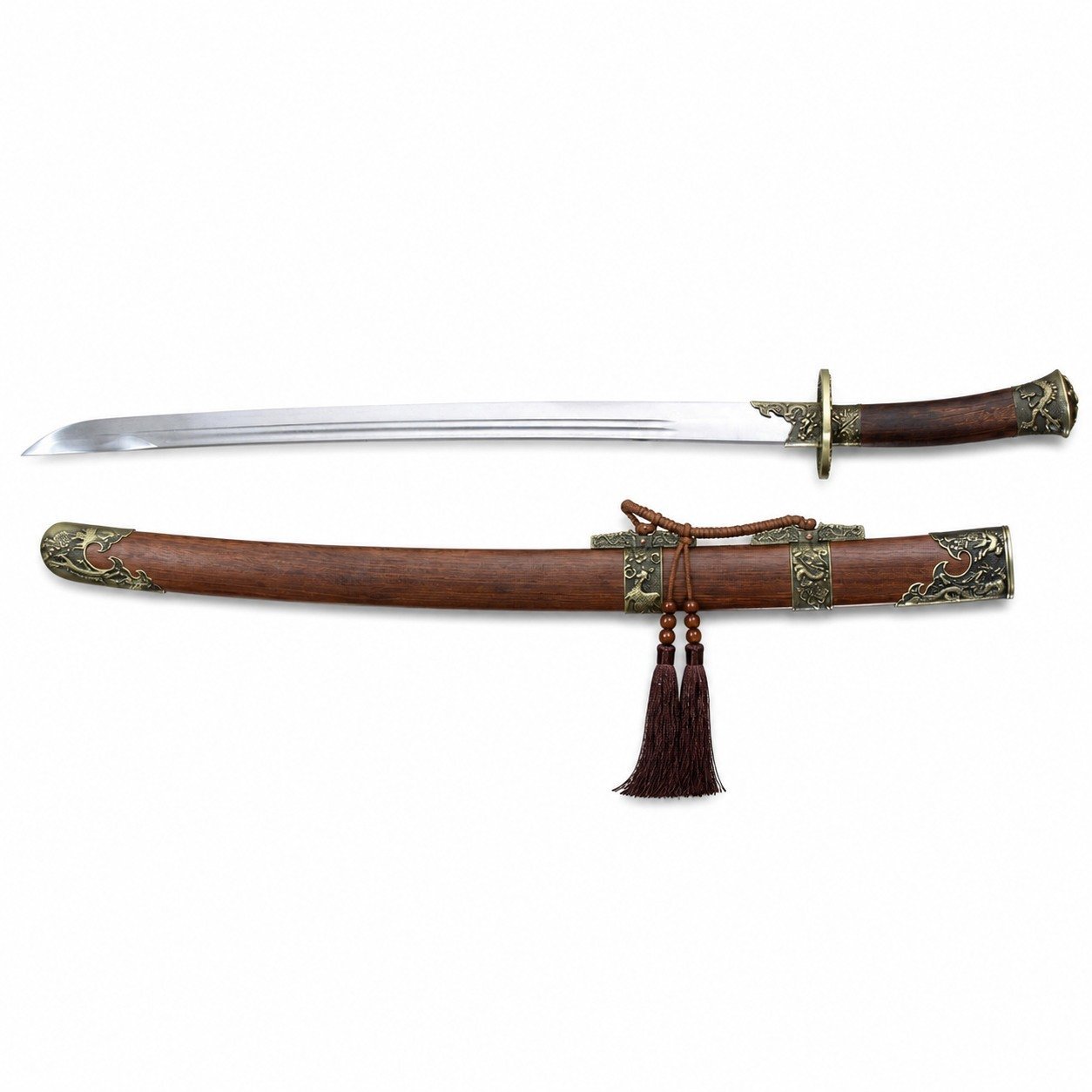 47244-main-white-clean.jpg The Great Ming Dragon And Phoenix Fixed Blade Knife