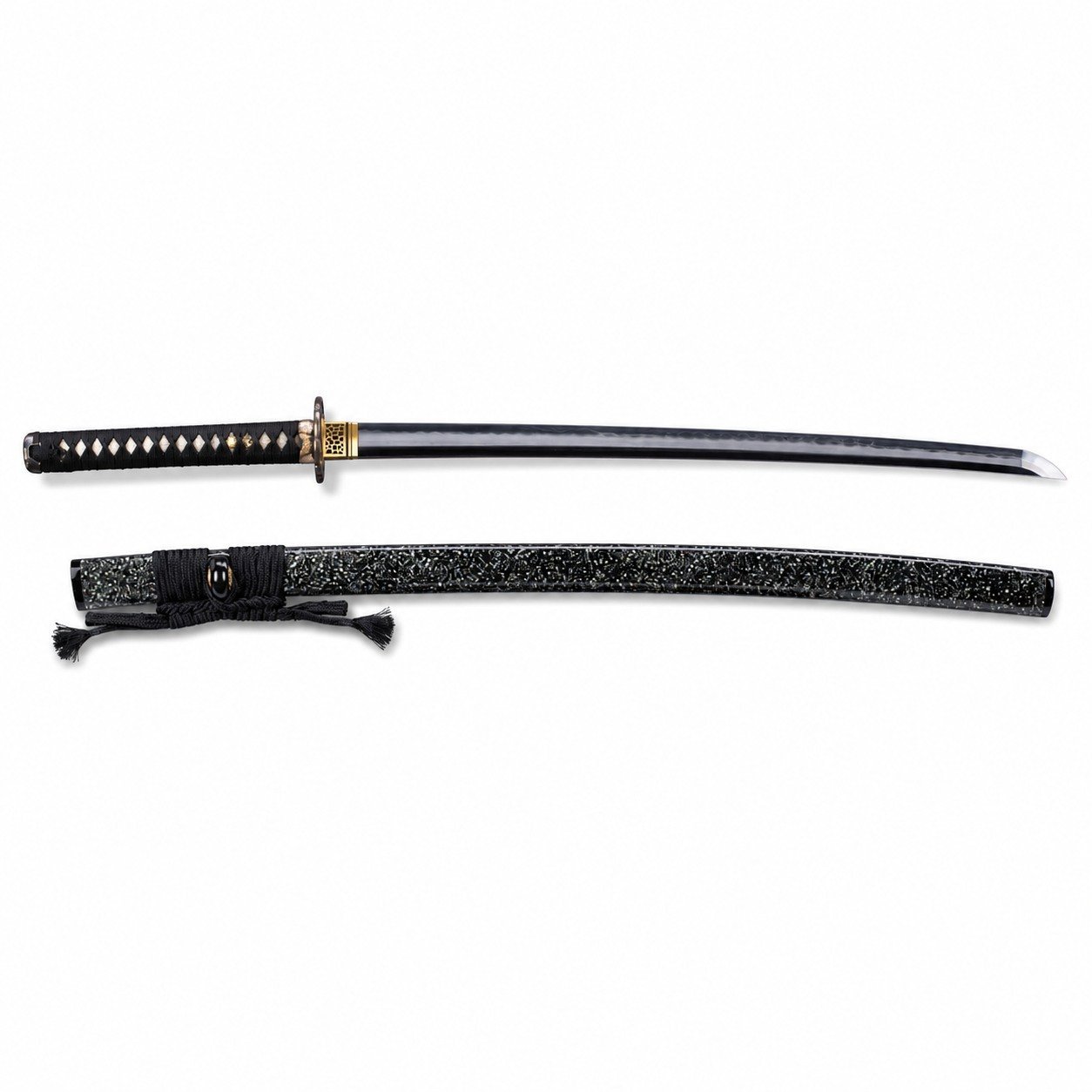 47320-main-white-clean.jpg High-end Samurai: Dragon Hidden Warrior Fixed Blade Knife