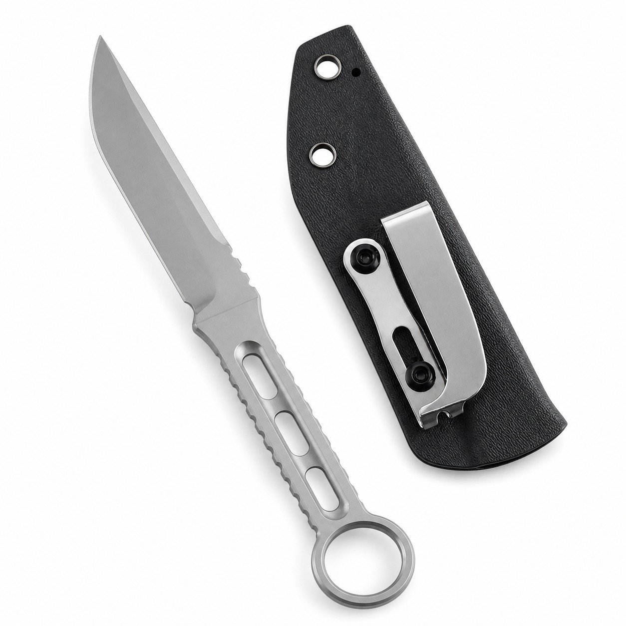 48176-main-white-clean.jpg Krypton Thunder Rhino T-ray Round Label Fixed Blade Knife