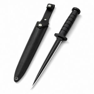 Classic Black Triangular Version Fixed Blade Knife