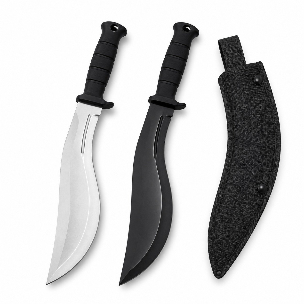 49168-main-white-clean.jpg Cold Steel Dog Leg Integral Keel Kukri Knife