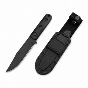 The Kaspert EK50 Straight Has No Logo Fixed Blade Knife
