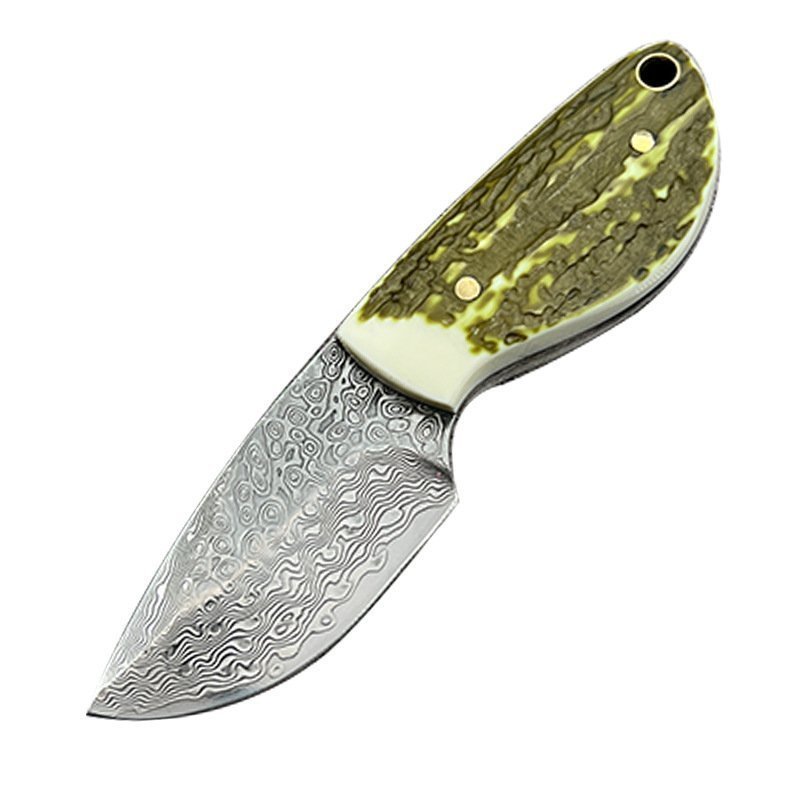 O1CN01XuBoa31JJFl9tF2ik_2215694981007-0-cib.jpg Damascus Knife Outdoor Mini Pocket Knife Forged Damascus Steel Pocket Survival